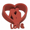 Mô hình trang trí tình yêu San Valentino - Love (File in 3D) - Thumbnail 3