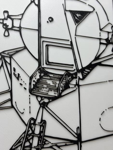 Apollo Lunar Landing Module - Bản vẽ kỹ thuật (Blueprint) - Image 2