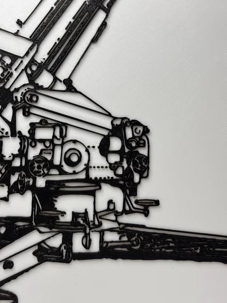 Pháo phòng không Đức Flak 39 - Bản vẽ kỹ thuật (Blueprint) - Poster - Image 3