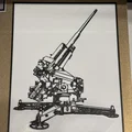 Pháo phòng không Đức Flak 39 - Bản vẽ kỹ thuật (Blueprint) - Poster - Thumbnail 5