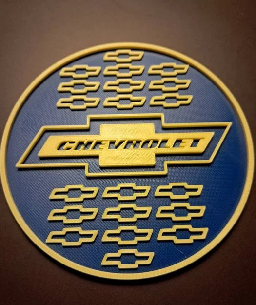 Miếng lót ly Chevrolet - Chevy Coaster V2 thiết kế độc đáo in 3D - Image 1