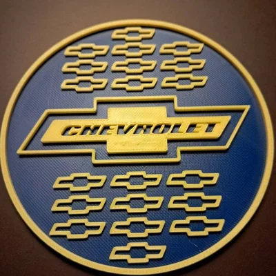 Miếng lót ly Chevrolet - Chevy Coaster V2 thiết kế độc đáo in 3D