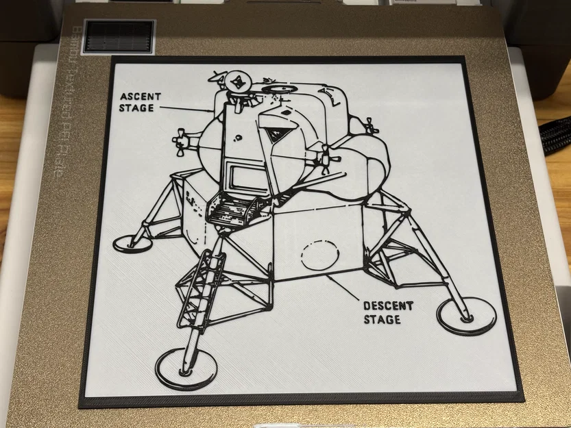 Apollo Lunar Landing Module - Bản vẽ kỹ thuật (Blueprint) - Image 4