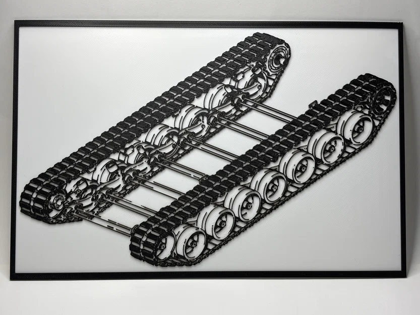 Bản vẽ kỹ thuật Kampfpanzer Leopard 2 - Chain Drive - Blueprint - Image 1