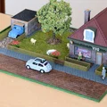 Mô hình cửa hàng Vivo cổ điển tỉ lệ H0 (1:87) cho sa bàn - Thumbnail 1