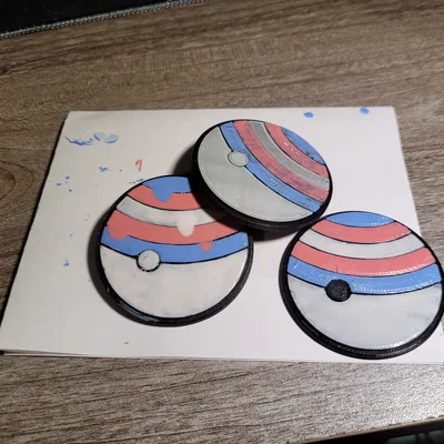 Pin Pokeball Cờ Pride