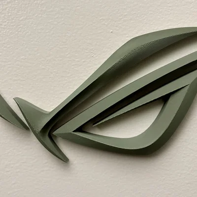 Tranh Treo Tường 3D Logo Asus ROG
