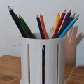 Ống cắm bút tối giản - Mô hình in 3D trang trí bàn làm việc - Thumbnail 1