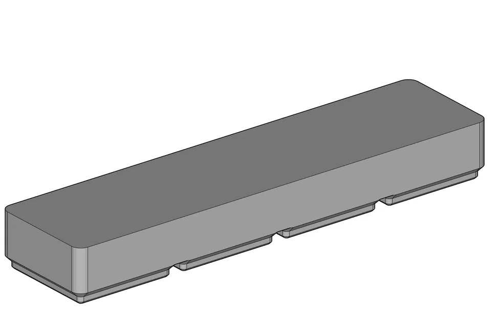 Khay Gridfinity 1x4 để bắt đầu tự thiết kế organizer của bạn - Image 1