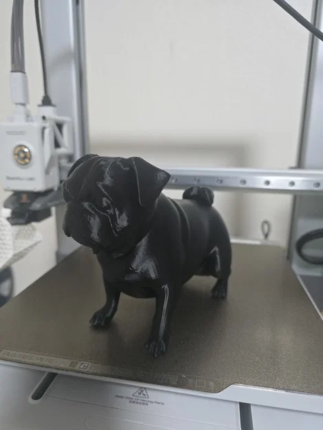 Mô hình chú chó Pug đi vệ sinh (Pooping Pug) ngộ nghĩnh in 3D - Image 1