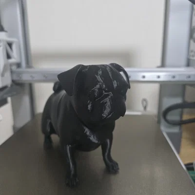 Mô hình chú chó Pug đi vệ sinh (Pooping Pug) ngộ nghĩnh in 3D