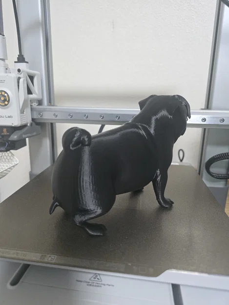 Mô hình chú chó Pug đi vệ sinh (Pooping Pug) ngộ nghĩnh in 3D - Image 3