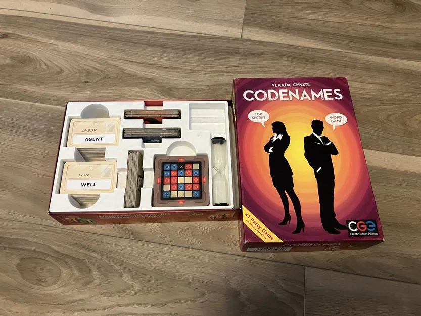 Insert/Box Organizer cho Codenames (Word Game) - Sắp xếp gọn trong hộp - Image 1