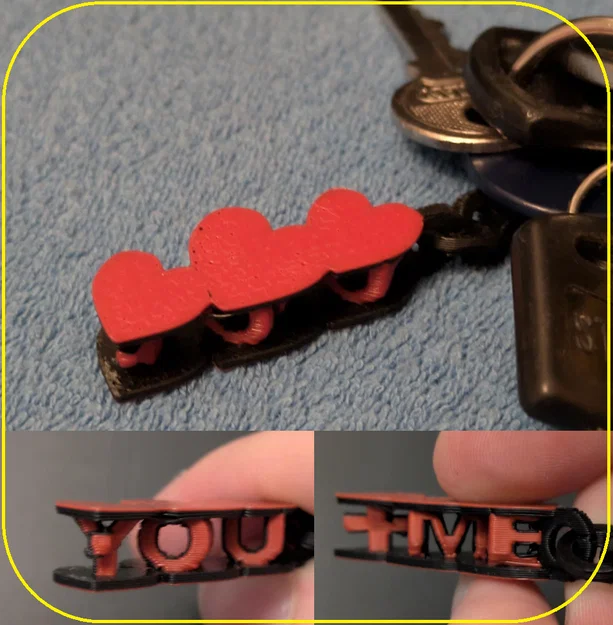 Móc khóa trái tim in 3D: Món quà ý nghĩa cho ngày Valentine - Image 1