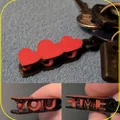 Móc khóa trái tim in 3D: Món quà ý nghĩa cho ngày Valentine - Thumbnail 1