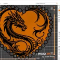 Đáy giỏ đan móc 3D hình trái tim và hình Rồng nghệ thuật - Thumbnail 7