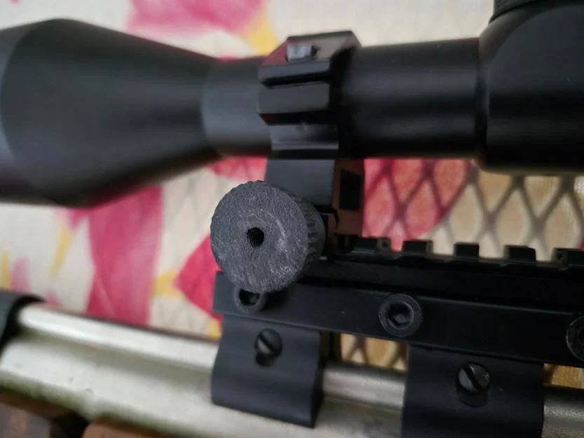Vít vặn tay M4 (M4 thumb screw) gắn đai ốc M4 - Image 1