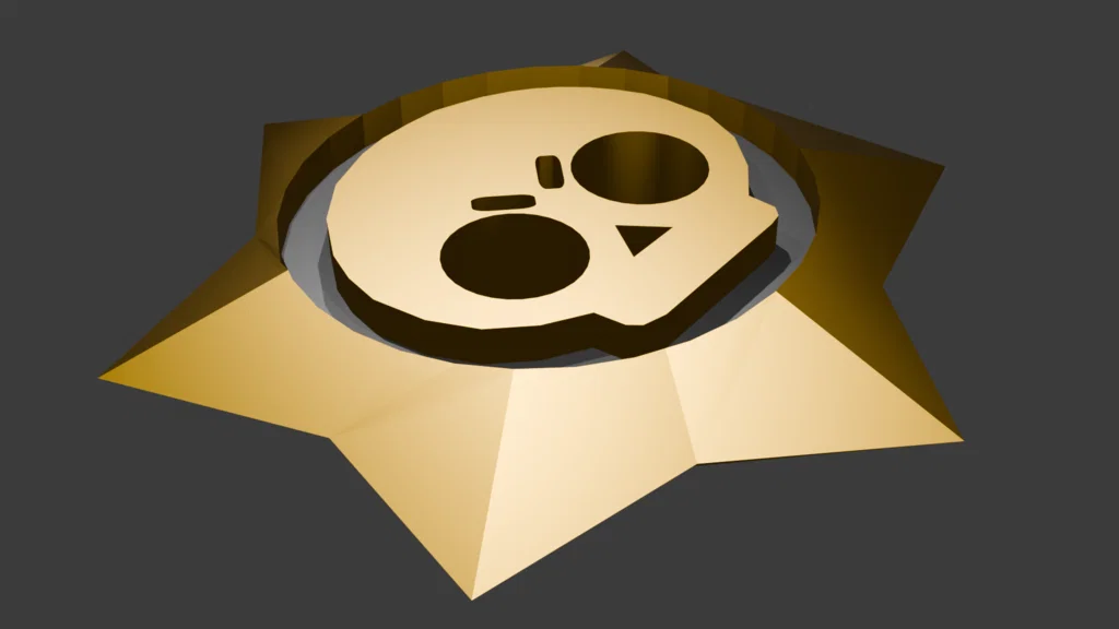 Mô hình Logo Brawl Stars độc đáo cho người hâm mộ in 3D - Image 1