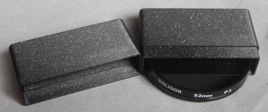 Hộp có nắp cho 1 filter 52mm dày 12mm - Image 1