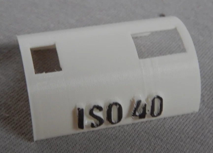 Schablone/Template DX code ISO 40 (ISO 40 DX-Code) cho hộp phim - Image 1