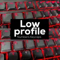Keycaps số tối giản cho bàn phím cơ - Thumbnail 1