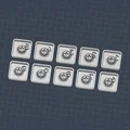 Keycaps số tối giản cho bàn phím cơ - Thumbnail 2