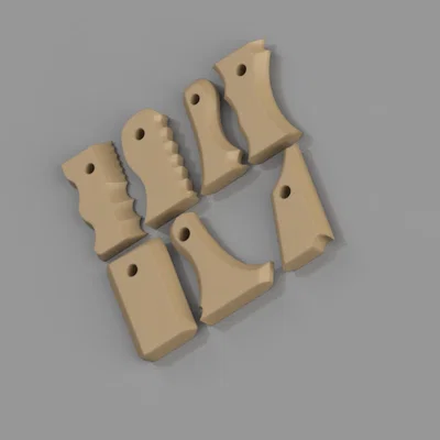Bộ dụng cụ tạo hình gốm Pottery Ribs in 3D chuyên nghiệp