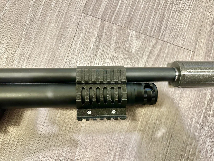 Ngàm kẹp nòng Kral Arms Puncher NP-03 (Barrel Clamp) in 3D - Image 4