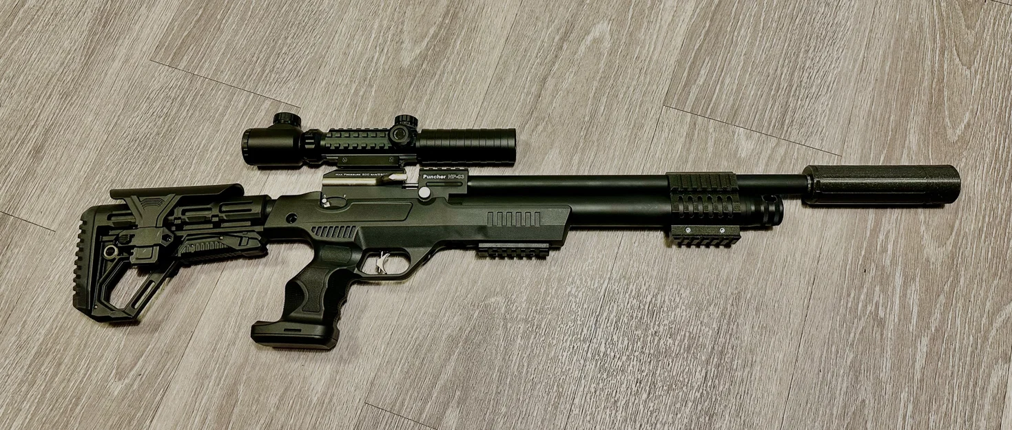 Ngàm kẹp nòng Kral Arms Puncher NP-03 (Barrel Clamp) in 3D - Image 5