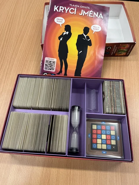 Khay đựng bài 3D cho board game Krycí Jména (Codenames) - Image 2