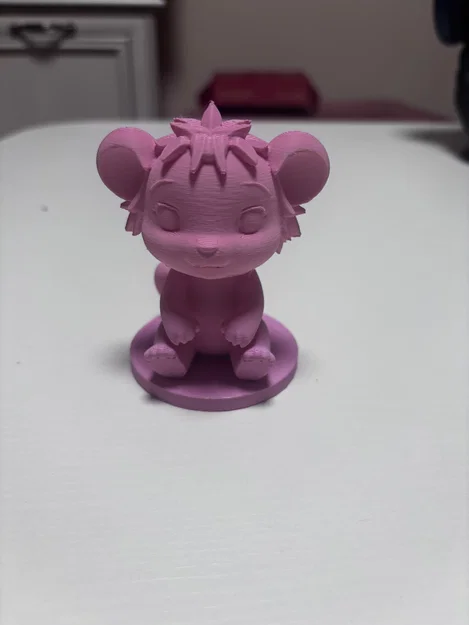 Mô hình 3D chú sư tử con hoạt hình dễ thương để trang trí - Image 1