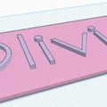Biển tên trang trí 3D Olivia - Phụ kiện decor phòng xinh xắn - Thumbnail 1