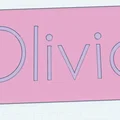Biển tên trang trí 3D Olivia - Phụ kiện decor phòng xinh xắn - Thumbnail 2
