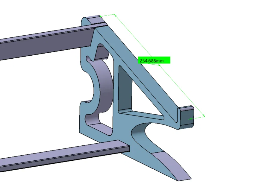 Chân đế bàn phím và Laptop (235mm) bền đẹp in 3D - Image 1
