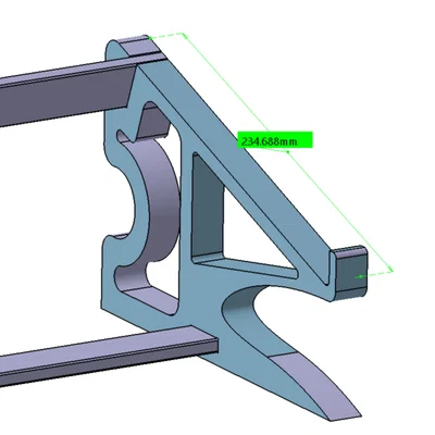 Chân đế bàn phím và Laptop (235mm) bền đẹp in 3D