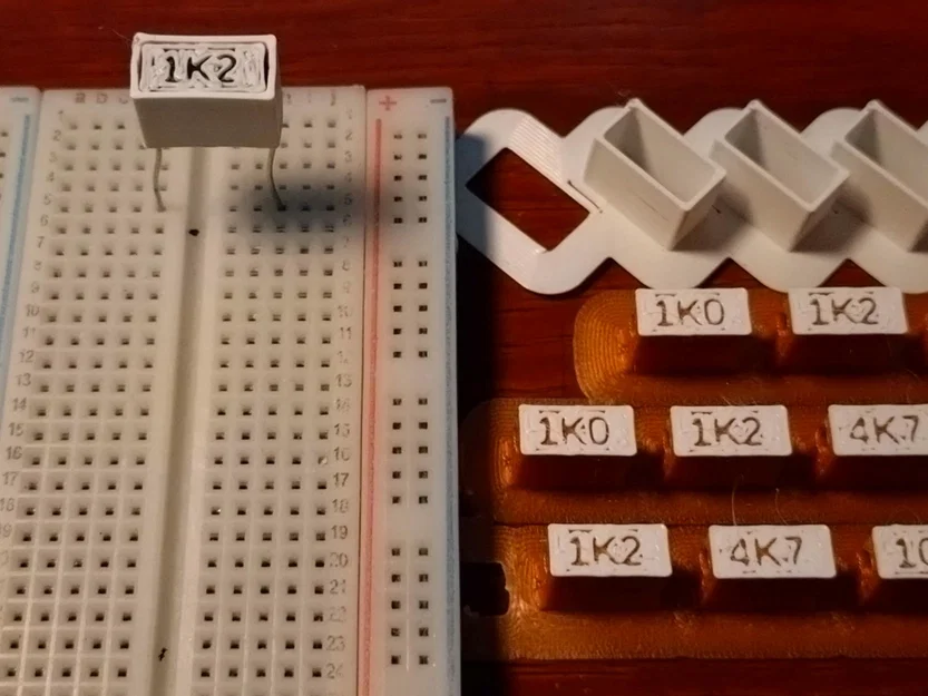 Bộ giữ điện trở có ghi giá trị (Resistor pack with value) - Image 1
