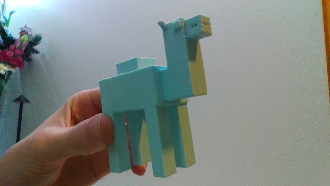 Mô hình lạc đà Minecraft - Đồ trang trí in 3D độc đáo cho game thủ - Image 1
