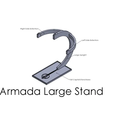 Chân đế 3D trưng bày mô hình hạm đội Star Wars Armada tiện lợi