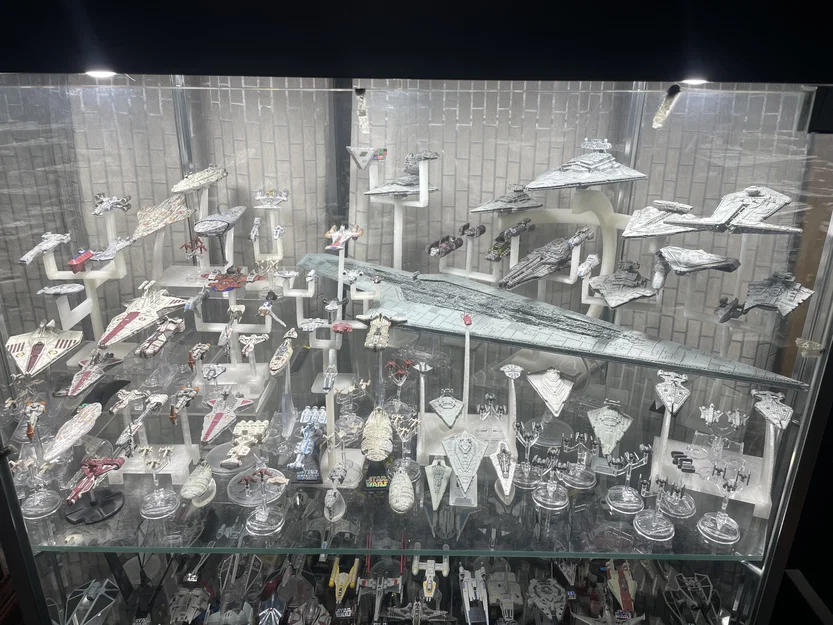 Chân đế 3D trưng bày mô hình hạm đội Star Wars Armada tiện lợi - Image 2