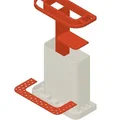 Khay 3D đựng dụng cụ nhà bếp: Khăn, bọt biển và bàn chải - Thumbnail 2