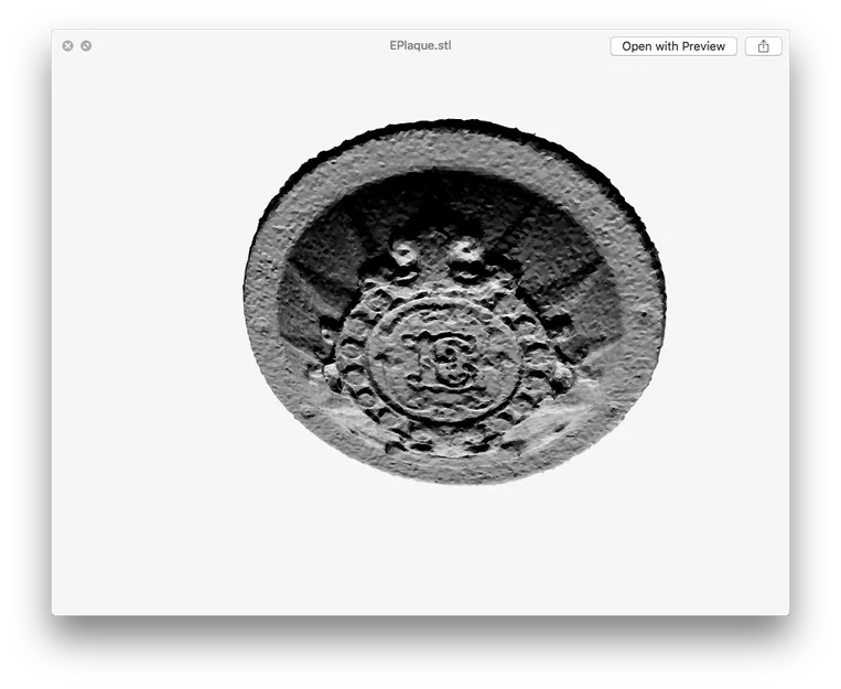MK Emporium Plate - Photogrammetry Test - Image 3
