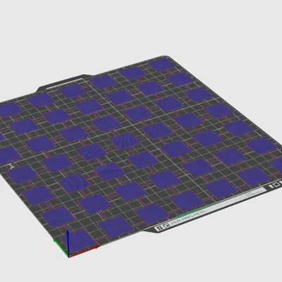 Mô hình test in 3D khổ 250x250 mm cho máy Bambu Lab