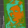 Tranh chân dung 3D nghệ sĩ Arthur Rimbaud treo tường ấn tượng - Thumbnail 1