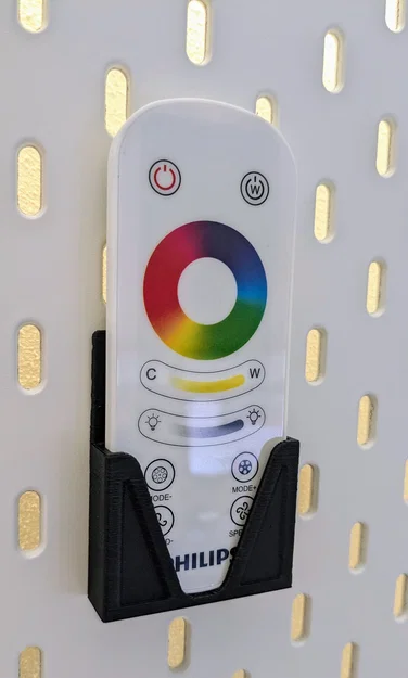 Giá treo điều khiển đèn Philips LED cho bảng Ikea Skadis - Gọn gàng tiện lợi - Image 2