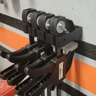 Giá treo kẹp Ratchet Clamp gắn tường - Modular