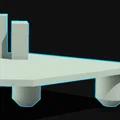 Ngàm gắn ray trượt cho thùng rác tủ bếp (Cabinetry Rail Mount Bracket) - Thumbnail 1