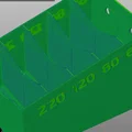 Khay treo tường đựng đĩa nhám tiện lợi có nhãn phân loại (Sanding Disk Holder) - Thumbnail 1