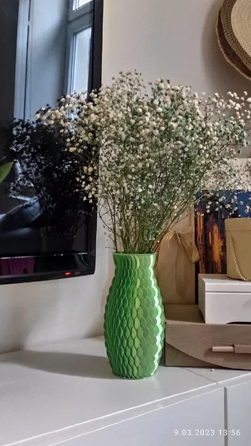 Mẫu bình hoa vảy rồng Dragon Scale Vase in 3D cực đẹp - Image 2