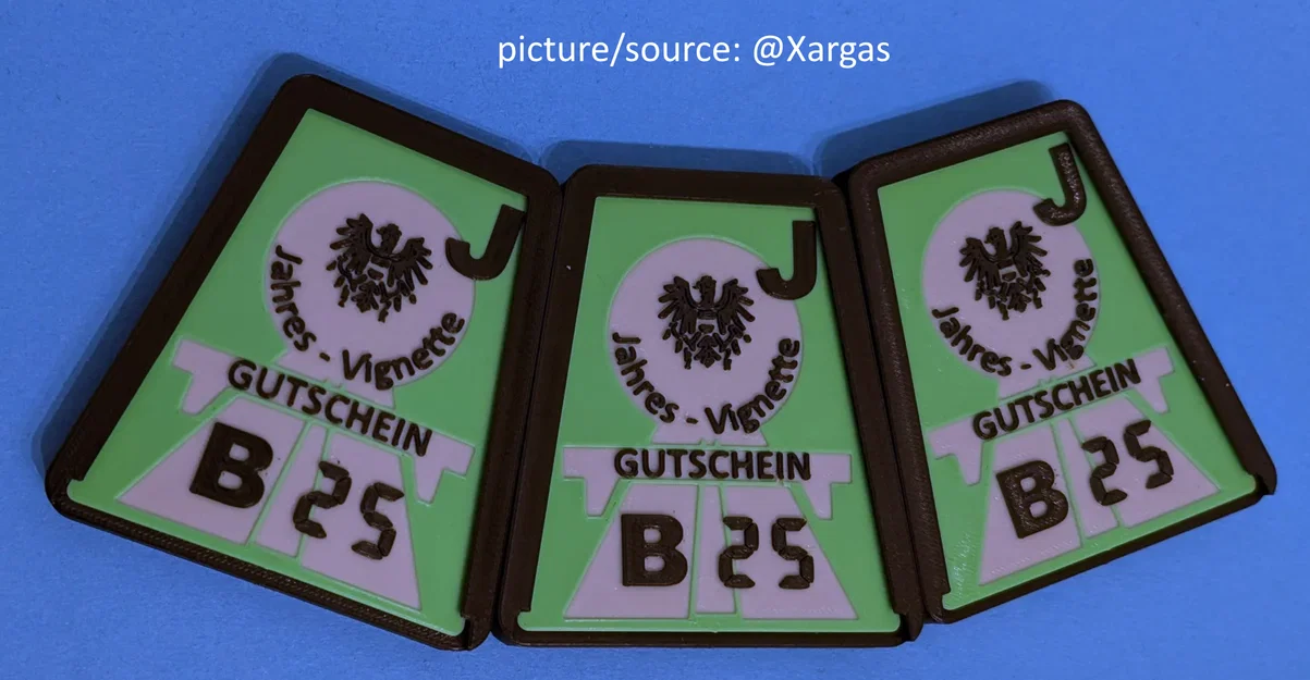 Österreichische Vignette Maut (2024/2025) – Vignette Áo 2024/2025 - Image 1