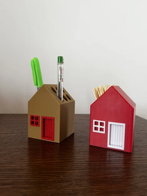 Tinny House - Ngôi nhà nhỏ đựng bút, tăm để bàn siêu dễ thương - Image 1